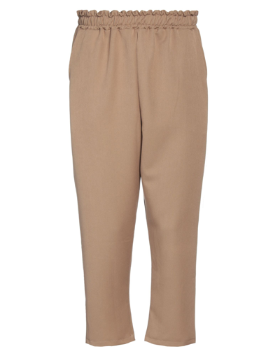 Shop Stilosophy Man Pants Khaki Size 34 Polyester, Viscose, Elastane In Beige