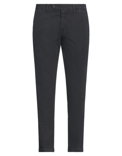 Shop Qb24 Man Pants Lead Size 36 Cotton, Elastane In Grey