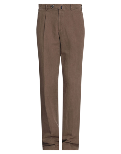 Shop The Gigi Man Pants Brown Size 38 Hemp, Cotton