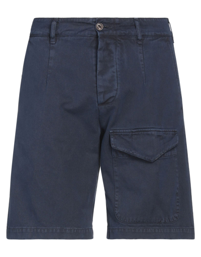 Shop Blue San Francisco Man Shorts & Bermuda Shorts Midnight Blue Size 31 Cotton, Elastane