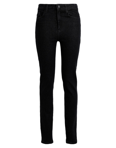Shop Karl Lagerfeld Cara Loves Karl Woman Jeans Black Size 29 Recycled Cotton, Refibra, Elastane