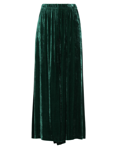 Shop Douuod Woman Pants Emerald Green Size 2 Viscose, Silk
