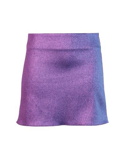 Topshop Holographic Metallic Miniskirt In Purple | ModeSens