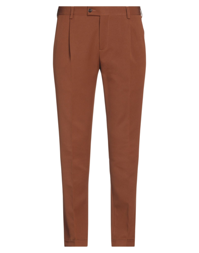 Shop Grey Daniele Alessandrini Man Pants Brown Size 30 Polyester, Elastane