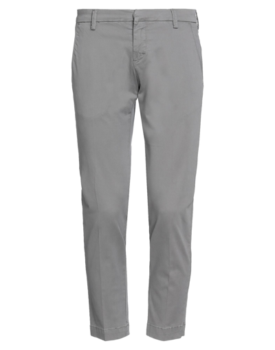 Shop Massimo Brunelli Man Pants Grey Size 31 Cotton, Elastane