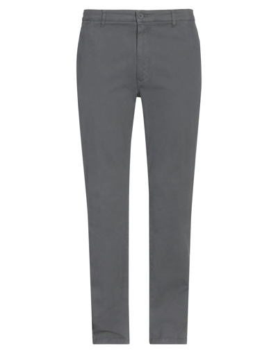 Shop Navigare Man Pants Grey Size 44 Cotton, Elastane
