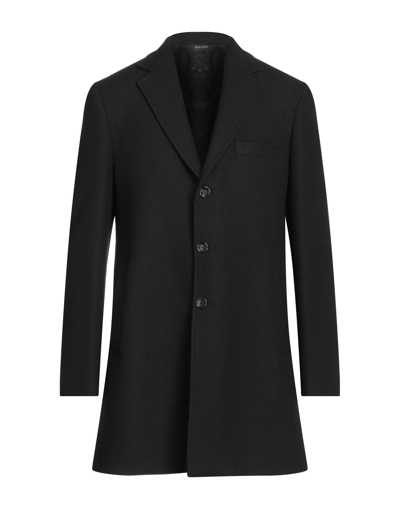 Luca Bertelli Coats In Black