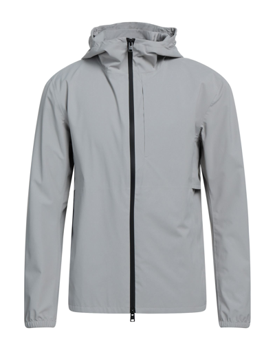 Shop Woolrich Man Jacket Light Grey Size Xl Polyester