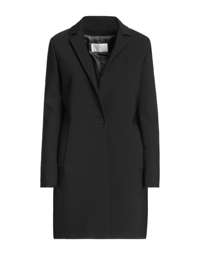 Shop Annie P . Woman Coat Black Size 10 Polyester, Elastane