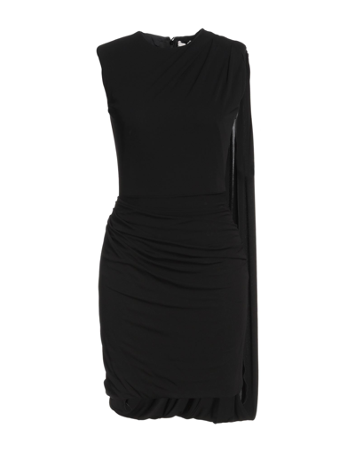 Shop Alexander Mcqueen Woman Mini Dress Black Size 6 Viscose