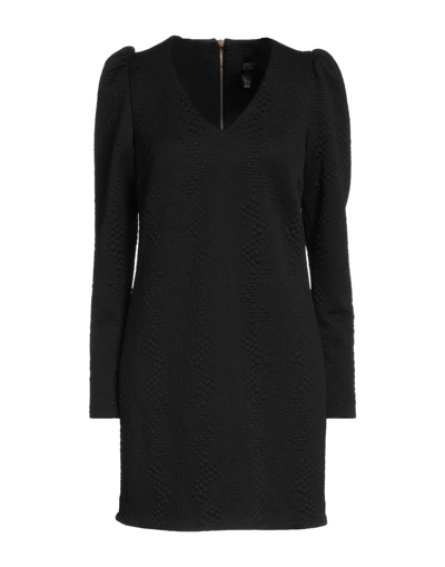 Shop Cavalli Class Woman Mini Dress Black Size 2 Polyester, Elastane