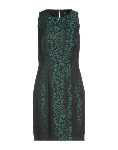Shop Cavalli Class Woman Mini Dress Green Size 12 Acetate