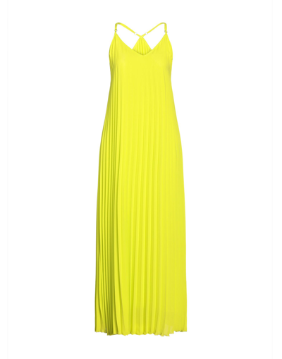 Shop Kaos Woman Maxi Dress Acid Green Size 6 Polyester