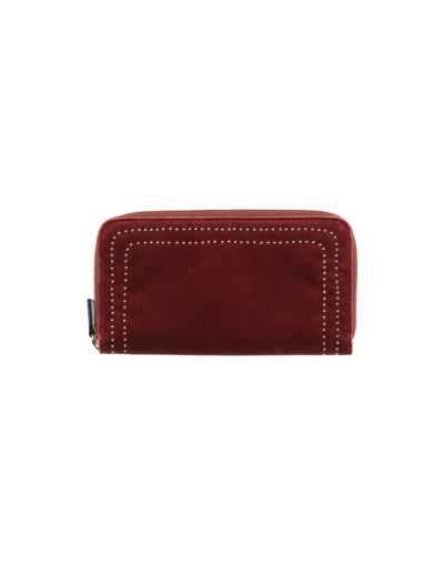 Shop L'autre Chose L' Autre Chose Woman Wallet Rust Size - Textile Fibers In Red