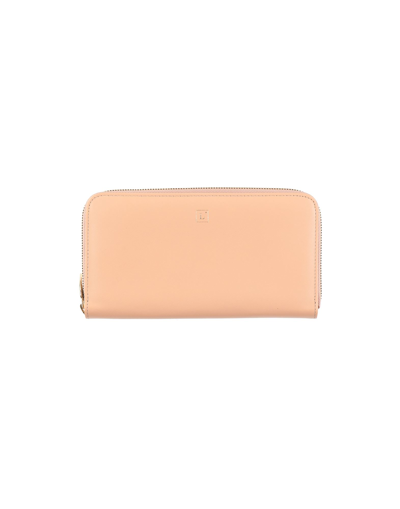 Shop L'autre Chose L' Autre Chose Woman Wallet Apricot Size - Soft Leather In Orange