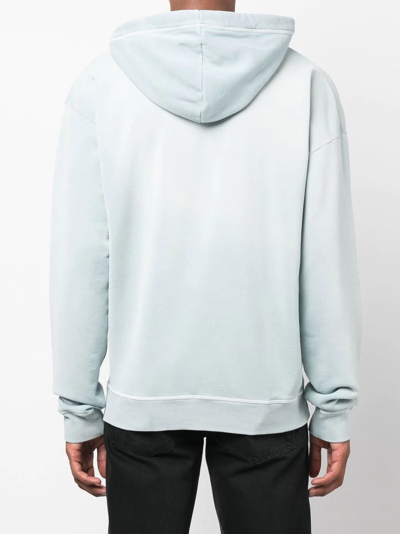 Dsquared2 Logo-print Cotton Hoodie In Blau