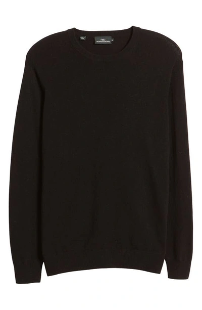Shop Rodd & Gunn Wool & Cashmere Crewneck Sweater In Onyx