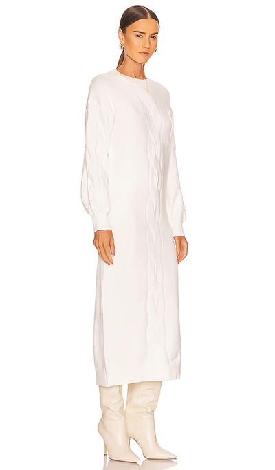 Shop Line & Dot Maya Sweater Dress In White
