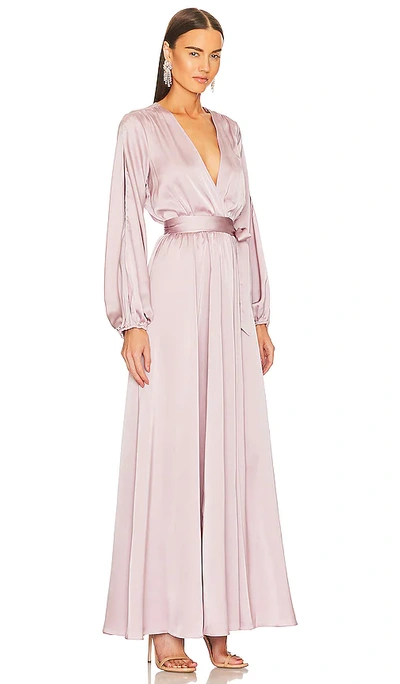 Shop Michael Costello X Revolve Eric Gown In Mauve