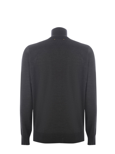 Shop Golden Goose Turtleneck  In Virgin Wool In Grigio