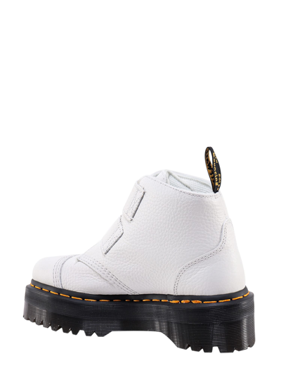 Shop Dr. Martens' Devon Flwr Ankle Boots In White