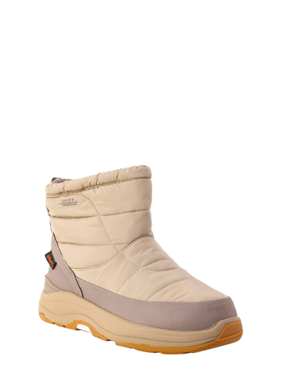 Shop Suicoke Bower Snow Boots In Beige