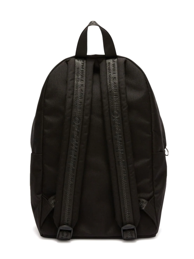 Shop Off-white Sun&peace Logo-print Backpack In Black