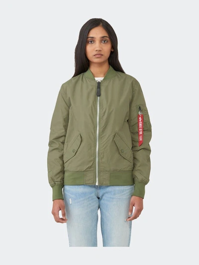 Shop Alpha Industries L-2b Scout W Bomber Jacket In Green
