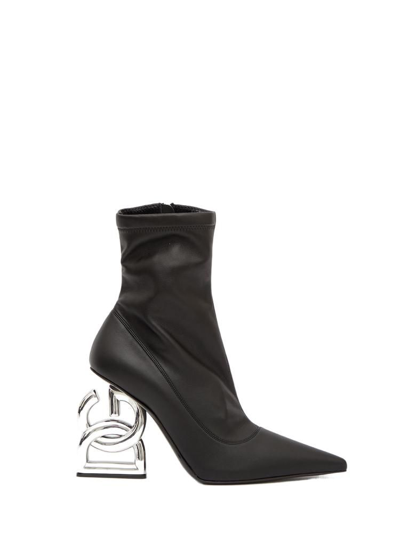 Shop Dolce E Gabbana Women's  Black Leather Boots