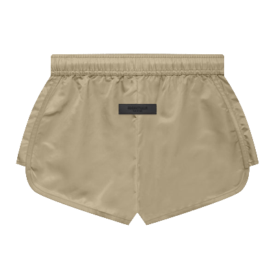 Pre-owned Essentials Fear Of God  Running Short 'oak' In Tan