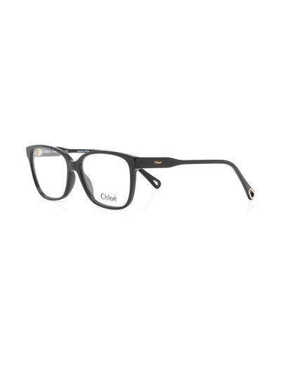 Chloé Square-frame Glasses In Black