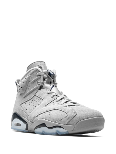 Shop Jordan Air  6 "georgetown" Sneakers In Grey
