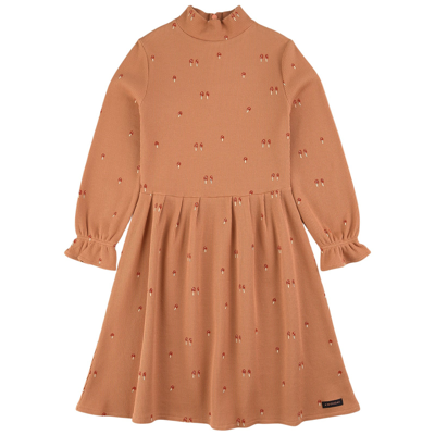 A MONDAY IN COPENHAGEN ROSE DRESS TOASTED NUT 110