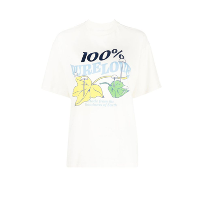 Shop Opening Ceremony White Pure Love Printed T-shirt