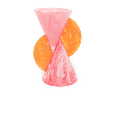Jonathan Adler Pink Mustique Cone Vase In Pink