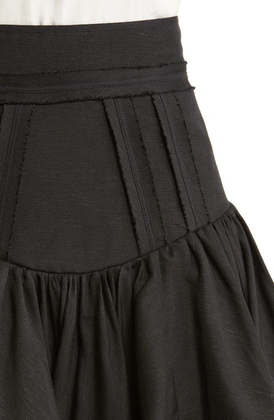 Shop Aje Reverb Flip Miniskirt In Black