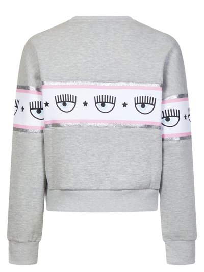 Shop Chiara Ferragni Sweatshirt In Grey