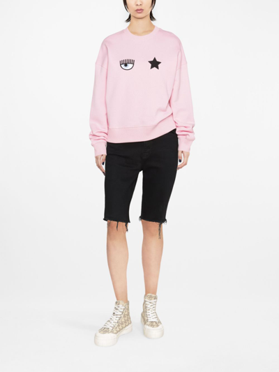 Shop Chiara Ferragni Sweatshirt In Pink