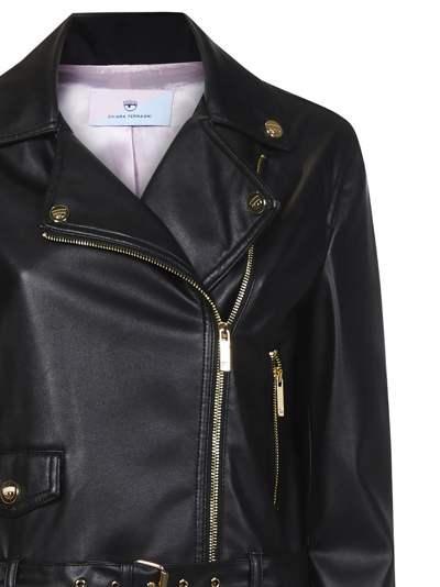 Shop Chiara Ferragni Jacket In Black