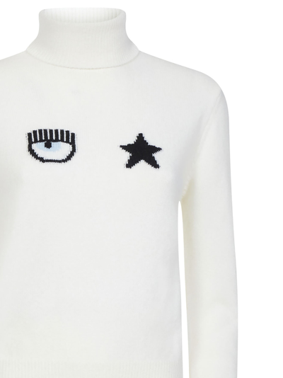 Shop Chiara Ferragni Sweater In White