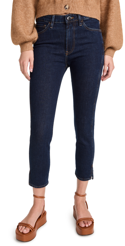 Shop 3x1 Straight Crop Leg Jeans In Tinted