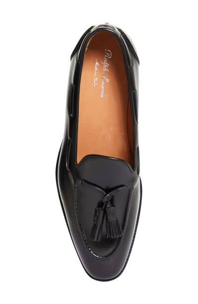 Ralph Lauren Luther Tassel Moc Toe Loafer In Black