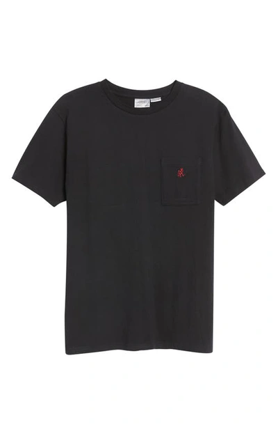 Shop Gramicci One Point Pocket T-shirt In Black