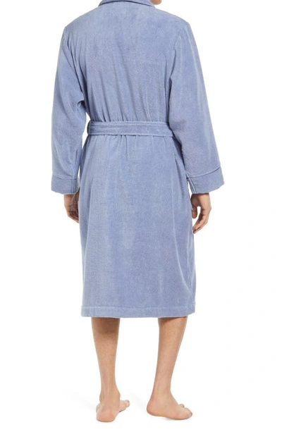 Shop Nordstrom Hydro Cotton Robe In Blue Stonewash