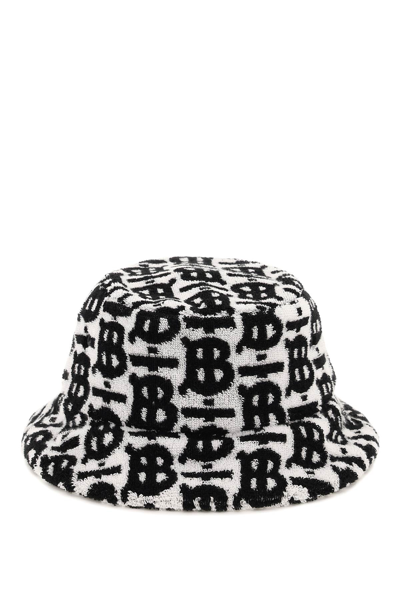 Shop Burberry Jacquard Terry Bucket Hat In Multicolor