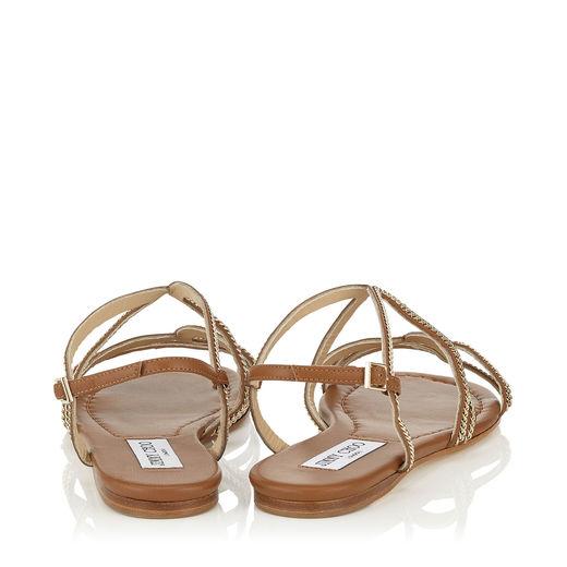 nickel flat jimmy choo