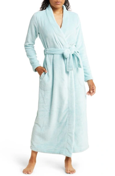 Shop Ugg Marlow Double Face Fleece Robe In Bay Blue