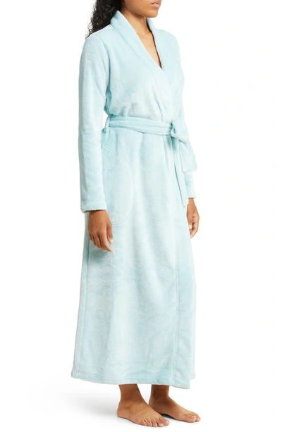 Shop Ugg Marlow Double Face Fleece Robe In Bay Blue