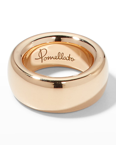 Shop Pomellato 18k Rose Gold Iconica Large Band Ring