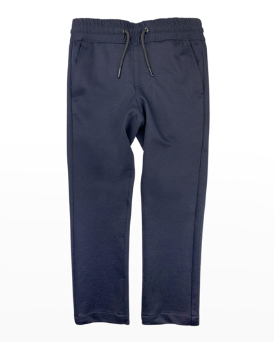 Shop Appaman Boy's Everyday Straight Pants In Navy Blue